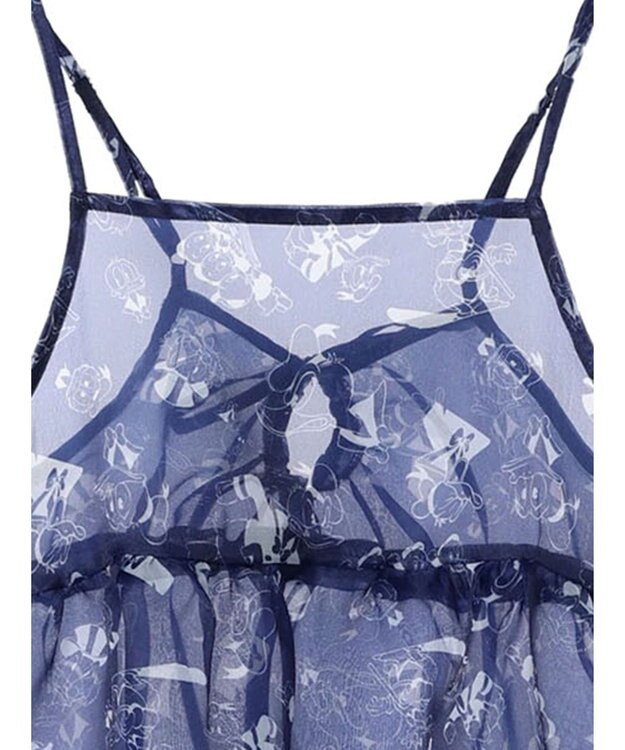 AMERICAN HOLIC 総柄シアーキャミワンピース／Ｄｉｓｎｅｙ Navy