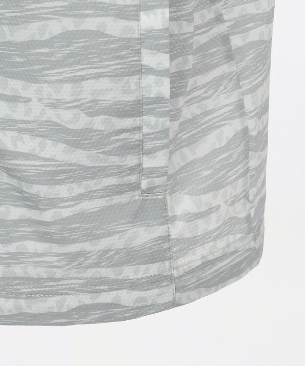 JOSEPH ABBOUD MOUNTAIN エンボスサファリカモ 半袖シャツ グレー系5