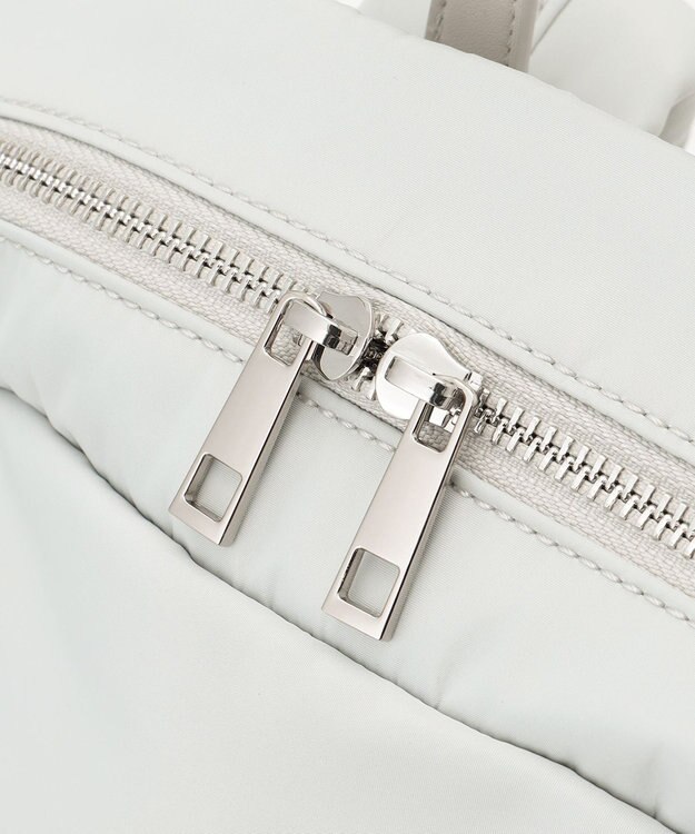 組曲 【PC用ポケット付き】ナイロンポケット バックパック アイボリー系