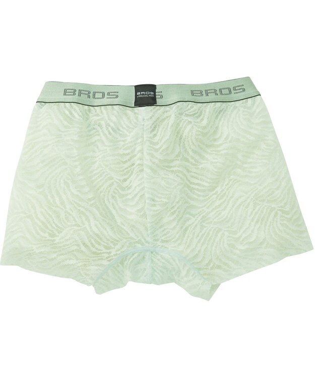 WACOAL MEN ボクサーパンツ【レースボクサー】フロント快適グラマラス 通気性 フリーなカッティング(裾部分) 前閉じ レース 下着 GT3341 /ブロス バイ ワコールメン メロン