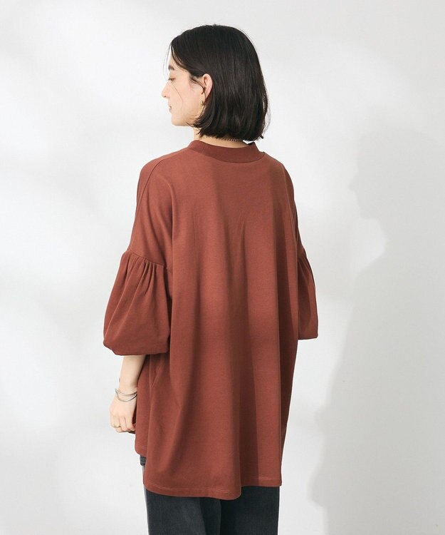 CRAFT STANDARD BOUTIQUE ランタンスリーブチュニック Brown
