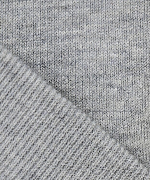 PW CIRCULUS 【WOMEN】【洗える】ベアスタンドモチーフ ラグランスリーブ クルーネック ニット ライトグレー系