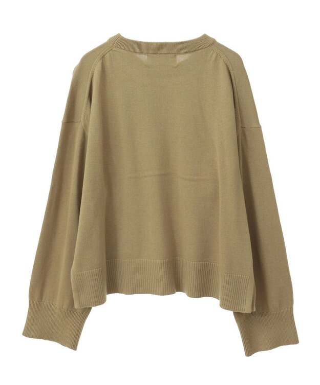 AMERICAN HOLIC Moomin 袖刺繍ニットプルオーバー Green