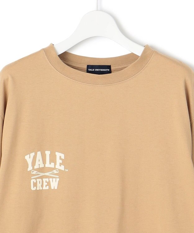 J.PRESS YORK STREET 【WOMEN】YALE × J.PRESS YORK STREET コラボワンポイントTシャツ アイボリー系