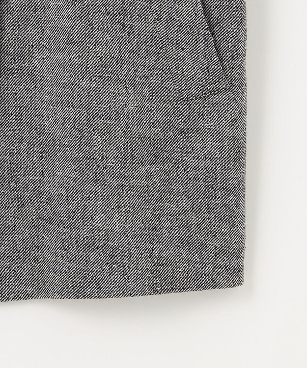 自由区 S 【洗える】ライトネップツイルジャケット コート モノトーン