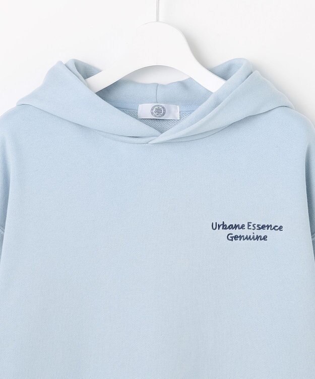 J.PRESS LADIES 【WEB限定】ロゴ裏毛 パーカー 【WEB限定】サックス系