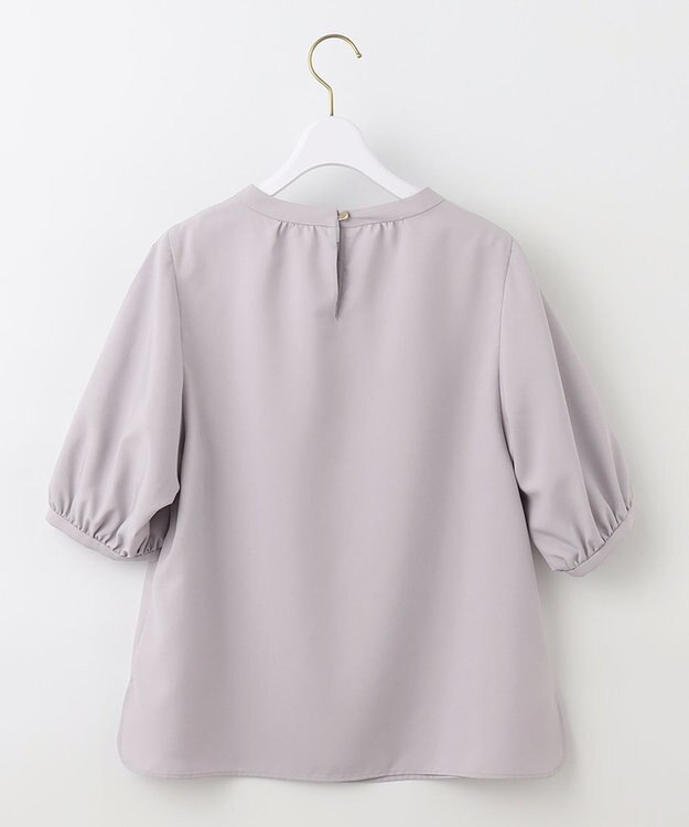 ANY SIS 【洗える】レースパーツタックスリーブ ブラウス ラベンダー