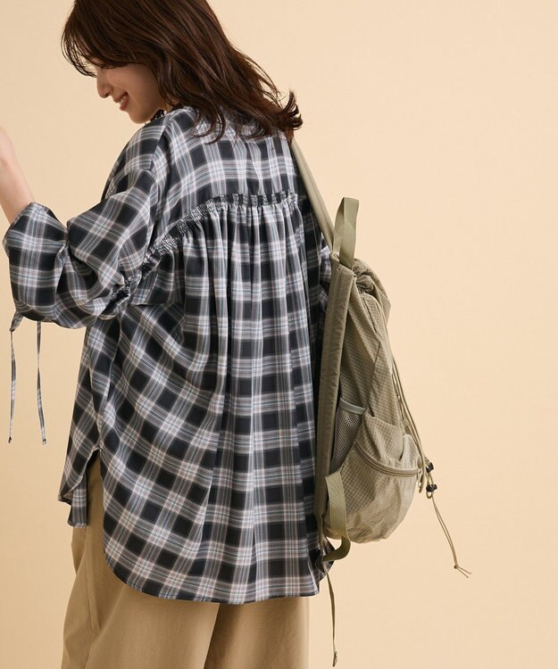 Green Parks 【しゃれシャツ】イージーケアシャーリングシャツ Black