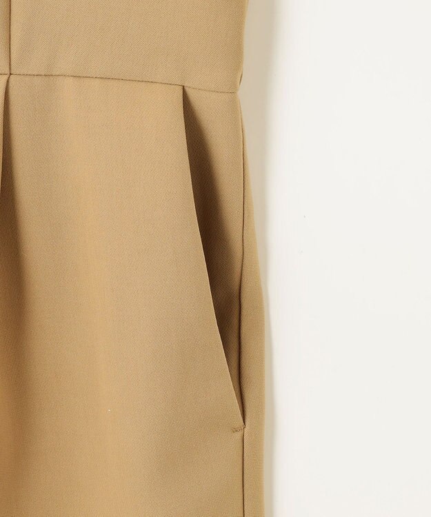 NAVE ウォッシャブルツイル ジャンプスーツ キャメル系