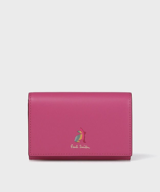 Paul Smith マーケトリースワールラビット 名刺入れ ローズ
