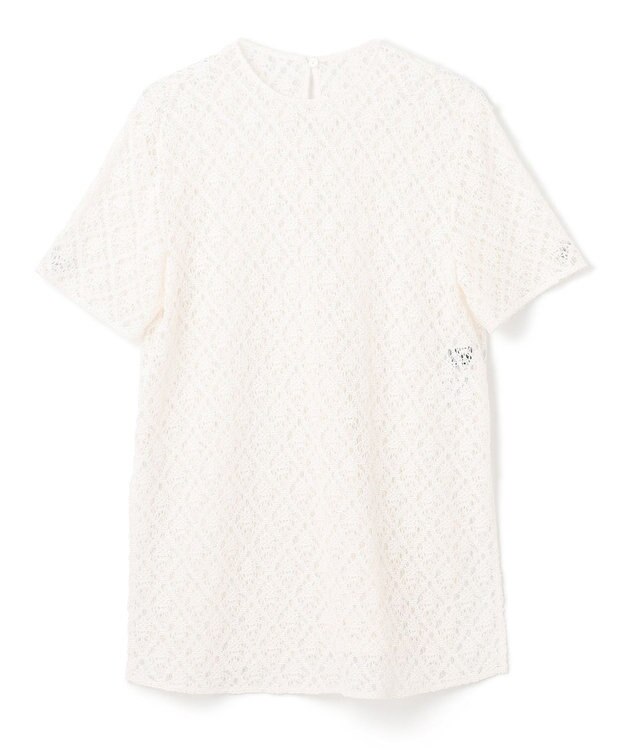 uncrave ジオメトリックレース ブラウス オフ