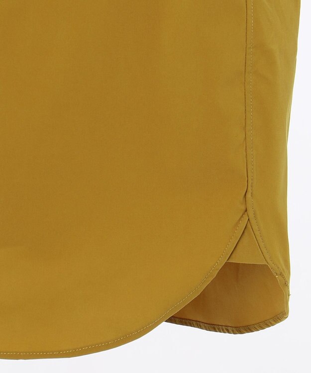 J.PRESS YORK STREET 【UNISEX】ストレッチピーチクロスワークシャツ キャメル系