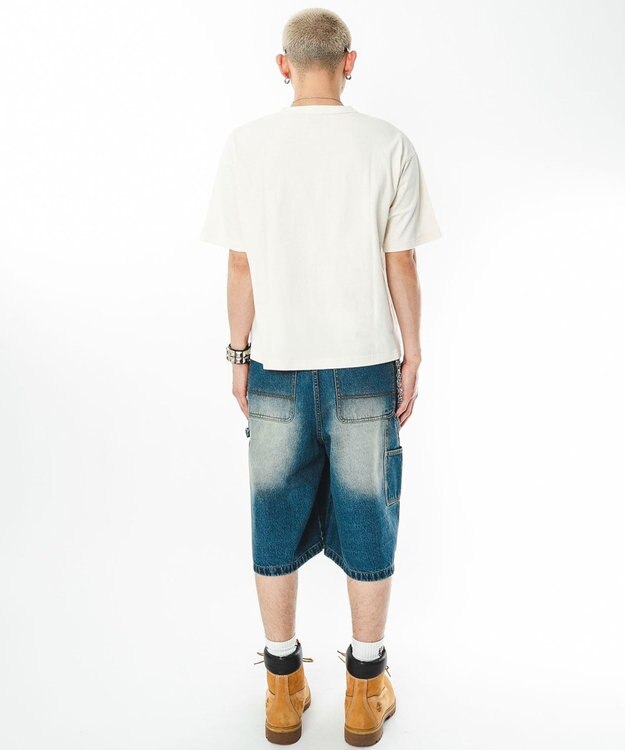 WEGO 【ユニセックス着用ITEM】グラフィックヘンリーネックT（SS） オフホワイト