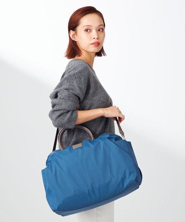 Y'SACCS 【ナイロンタフタ】トラベルボストン ブルー