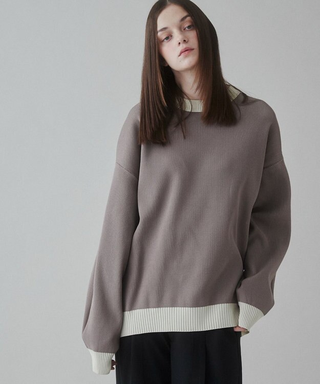 WEGO クリアライトリバーシブルプルオーバー ホワイト