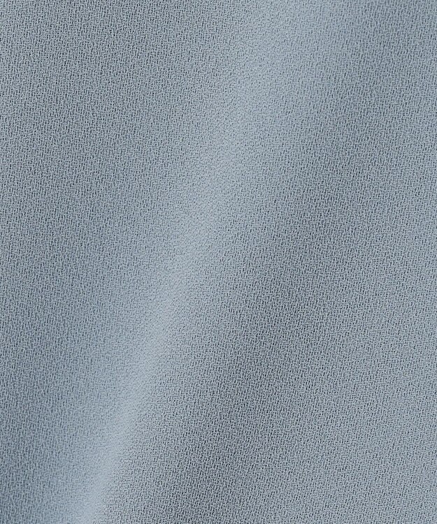 組曲 L 【WEB限定】バックサテンジョーゼット ワンピース ブルー系