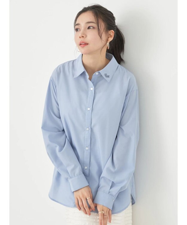 earth music&ecology ワンポイントロゴシャツ Sax