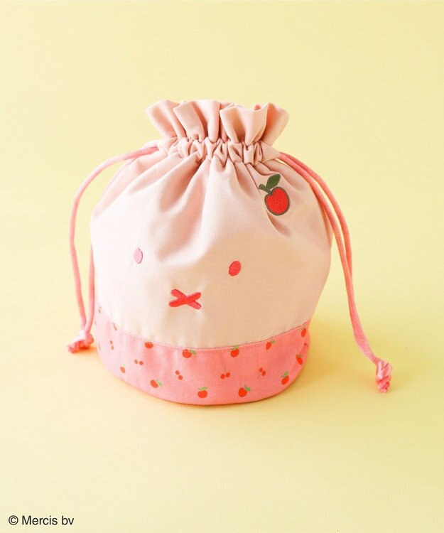 Green Parks ｍｉｆｆｙ／フルーツプリントきんちゃくＢａｇ Pink