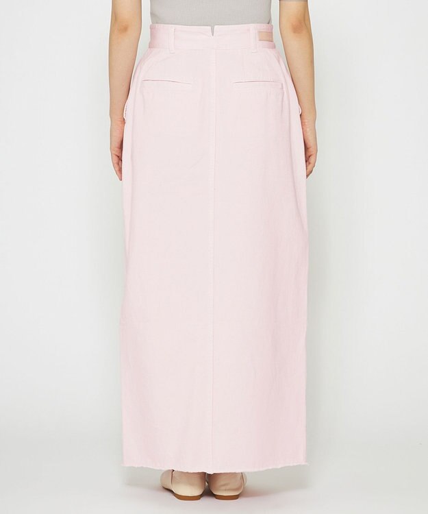 uncrave デニム スカート（uncrave WHITE） ライトピンク