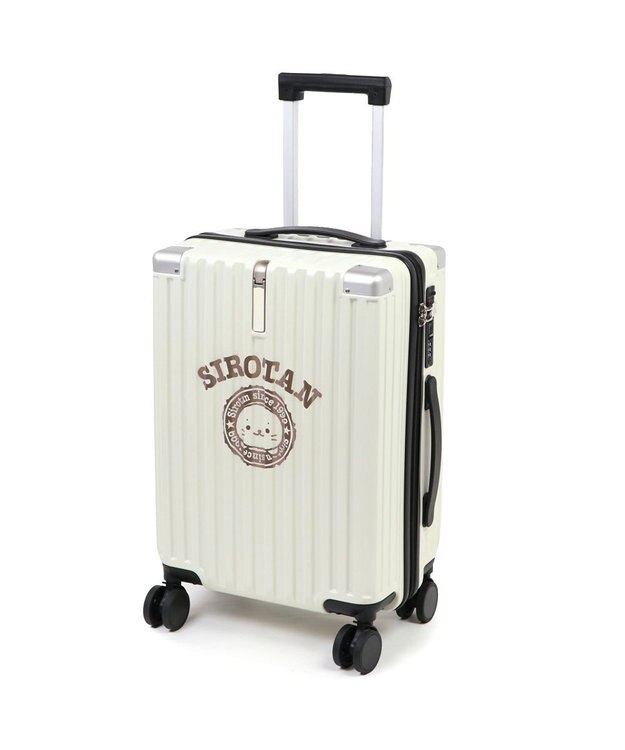 Mother garden しろたん スーツケース  エンブレム《白》 白