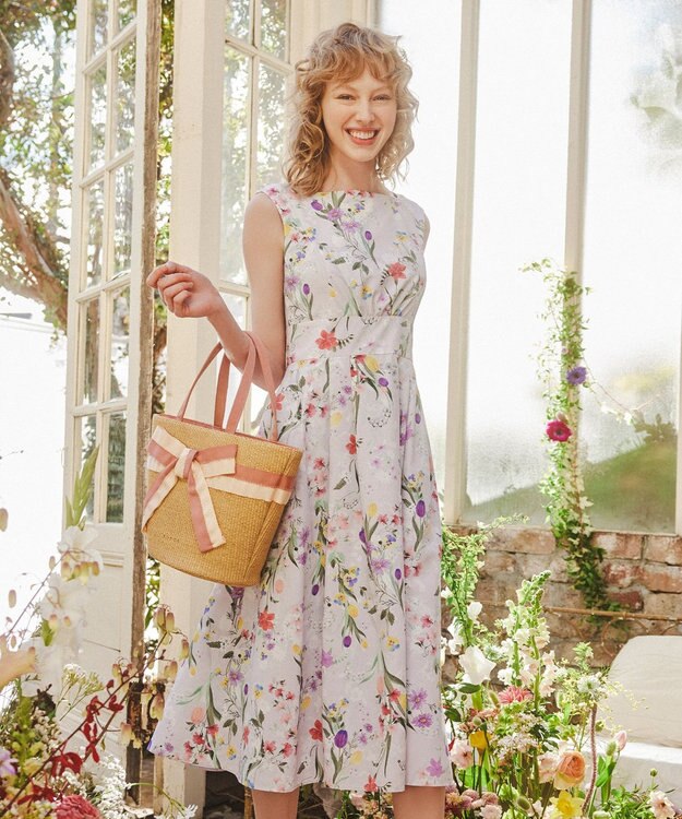 TOCCA 【消臭・洗える】TULIP BOUQUET ドレス ラベンダー系5