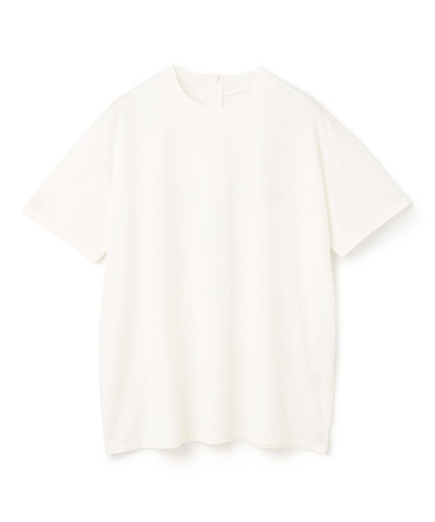 BEIGE， 【洗える】BRICKA / バイカラーTシャツ White×White