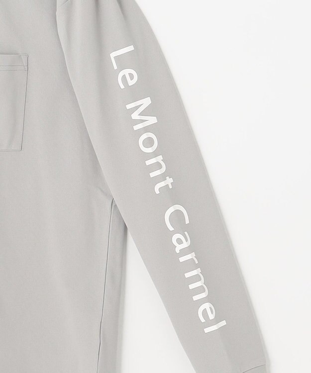 SHARE PARK LADIES 【UNISEX】吸水速乾 ショルダーロゴロングスリーブTシャツ（S・Mサイズ） グレー