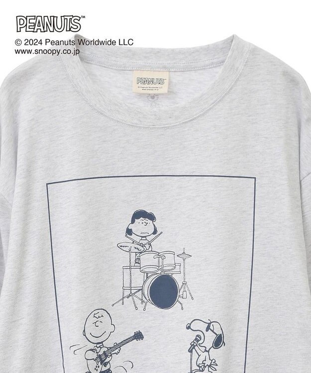 Green Parks ■ＰＥＡＮＵＴＳ　バンドロンＴ Light Gray Mixture