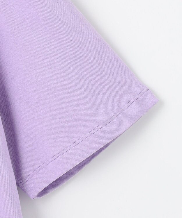 23区 【SLOW/洗える】ロゴ Tシャツ ライラック系