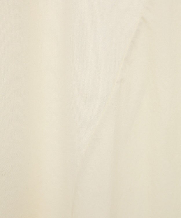 earth music&ecology サイドプリーツ裏起毛プルオーバー Ivory