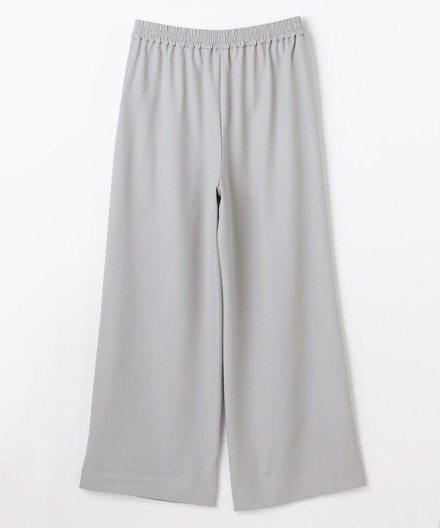 ANY イージーケアライトストレッチワイドパンツ ライトグレー