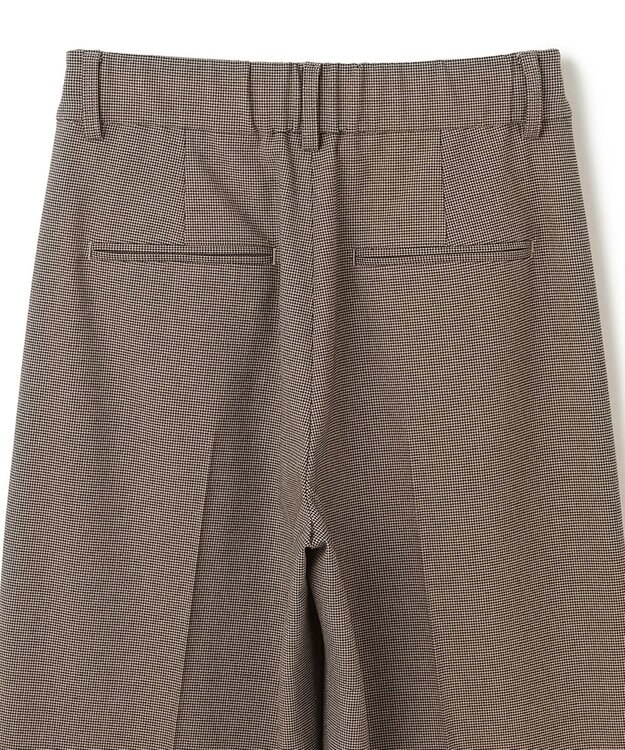 UNFILO タックワイドパンツ ハウンドトゥース