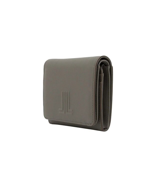 LANVIN en Bleu イエナ 二つ折り中ボックス財布 グレー