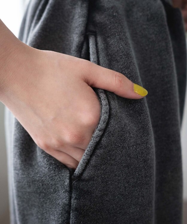 WEGO 【ウエストゴム】スウェットカーゴハーフパンツ スミクロ