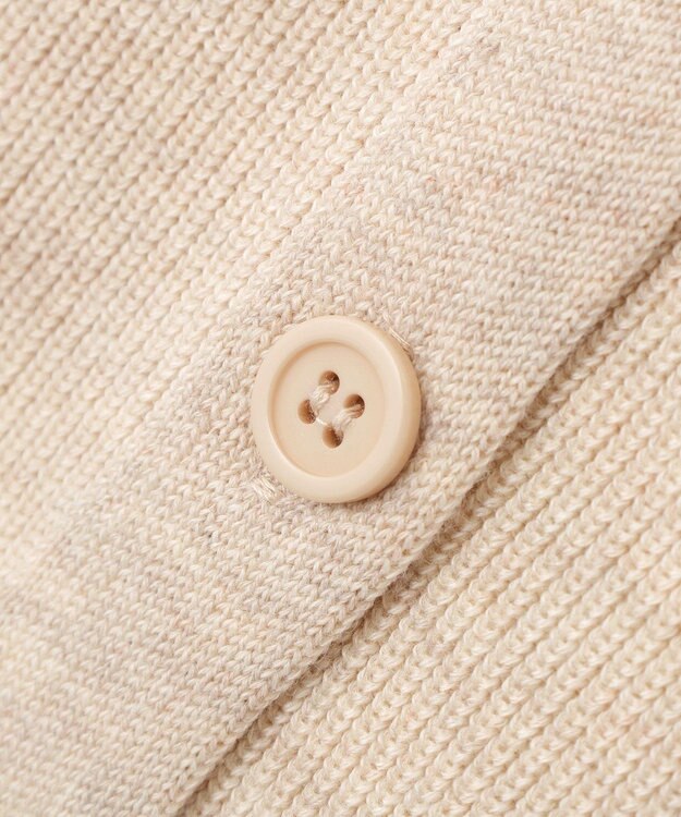 earth music&ecology 【2点SET】襟付きニットアンサンブル Gray Beige