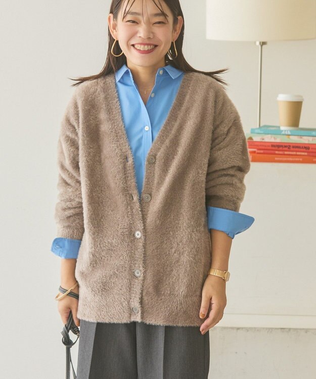 AMERICAN HOLIC フェアリーVネックカーディガン Mocha