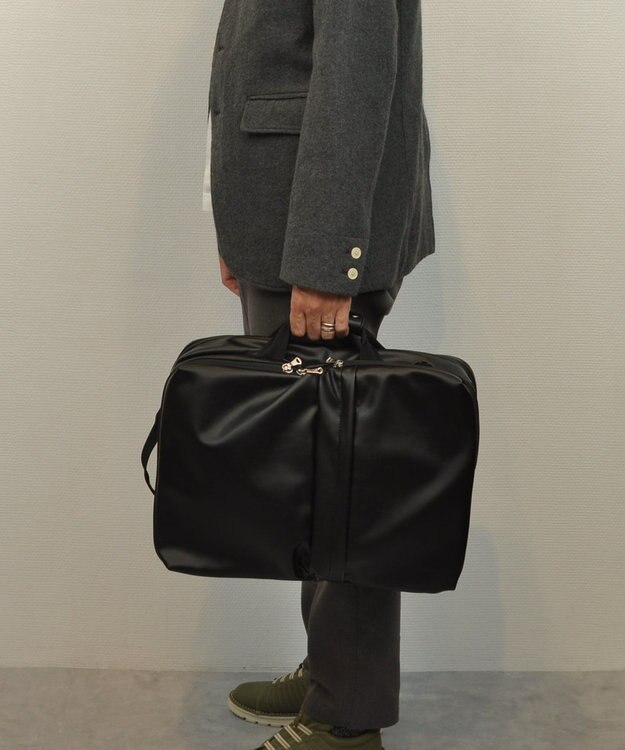 UNBILLION Otias スムースタイプ合皮ビジカジ３WAYバッグ ブラック