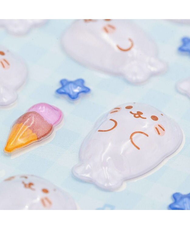 Mother garden しろたん ちゅるんとつやつやシール 0