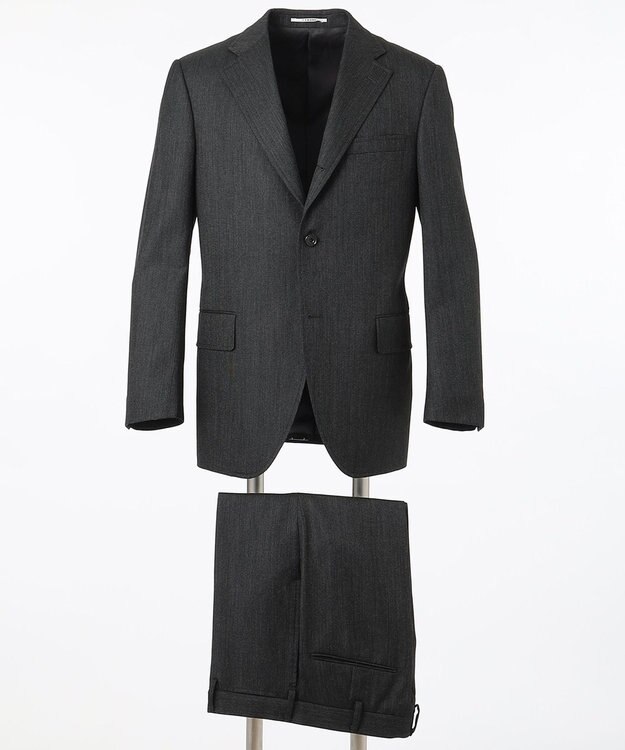 J.PRESS MEN 【CUBA BEACH MASTERPIECE】シルクツイストネールヘッド スーツ グレー系