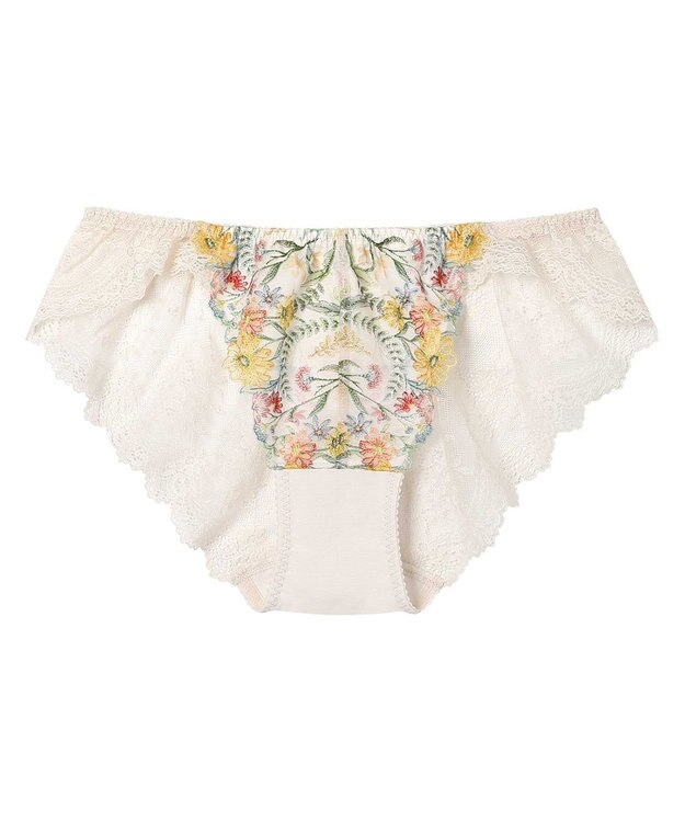 une nana cool Steppe Flower 総レースショーツ ライトベージュ