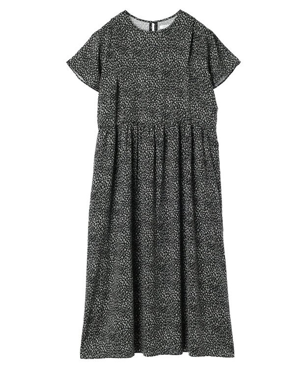 AMERICAN HOLIC アソートプリントフレンチスリーブワンピース Leopard
