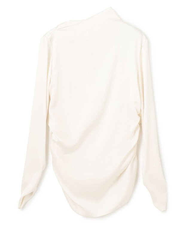 BEIGE， GINETTE / シャーリングブラウス Ecru