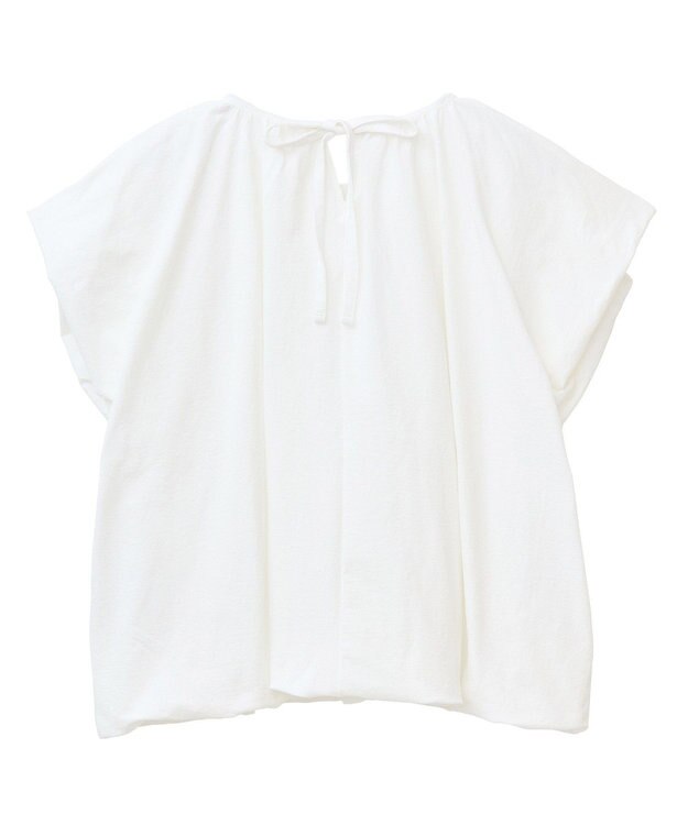 CRAFT STANDARD BOUTIQUE カットクレープ裾バルーンプルオーバー White