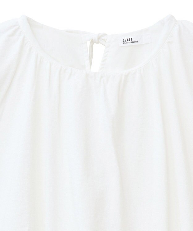 CRAFT STANDARD BOUTIQUE カットクレープ裾バルーンプルオーバー White