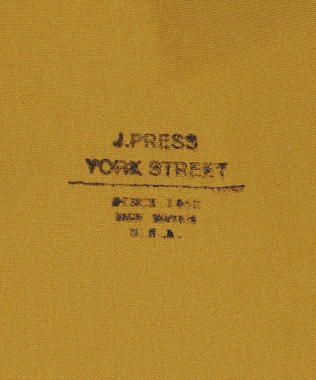 J.PRESS YORK STREET 【UNISEX】ストレッチピーチクロスワークシャツ キャメル系