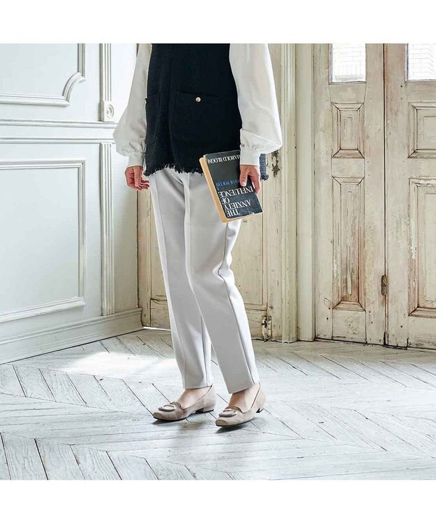 Riz raffinee <Riz raffinee>バックルオペラパンプス ベージュスエード