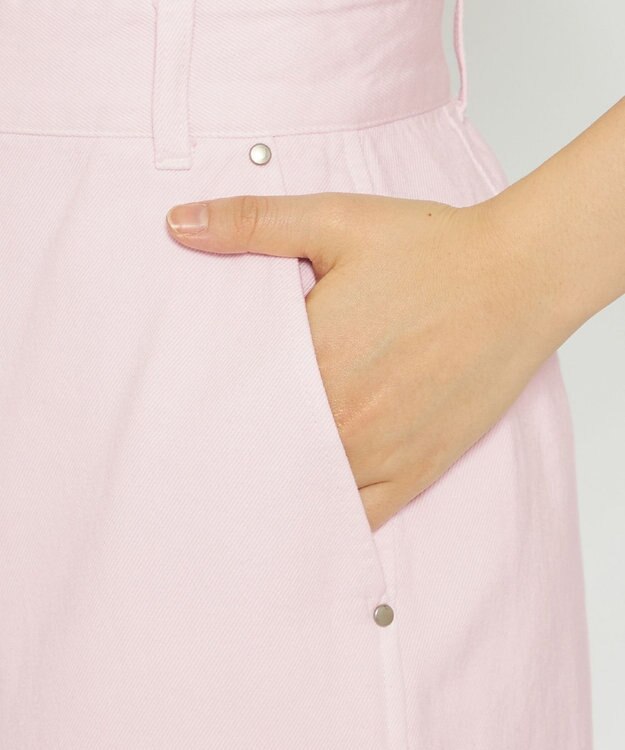 uncrave デニム スカート（uncrave WHITE） ライトピンク