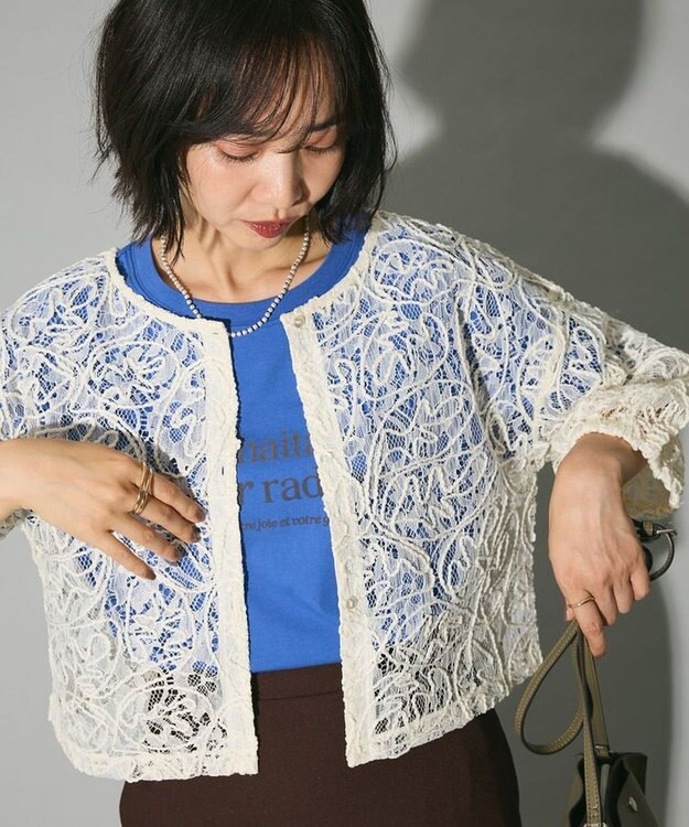 Green Parks ２ＷＡＹ　コードレースブラウス