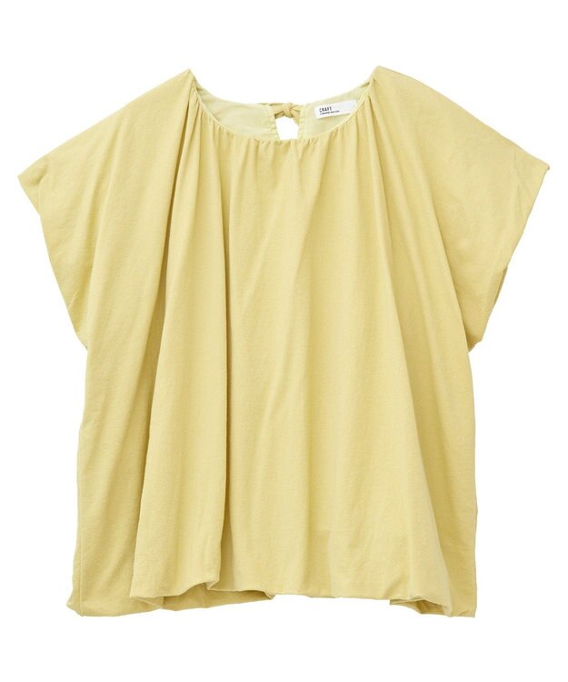 CRAFT STANDARD BOUTIQUE カットクレープ裾バルーンプルオーバー Yellow
