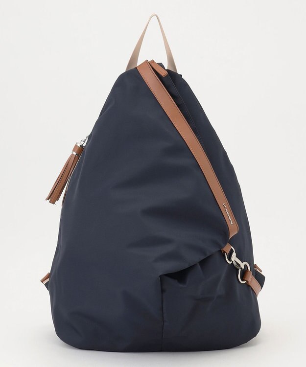 LA BAGAGERIE トライアングルリュックサック ネイビー